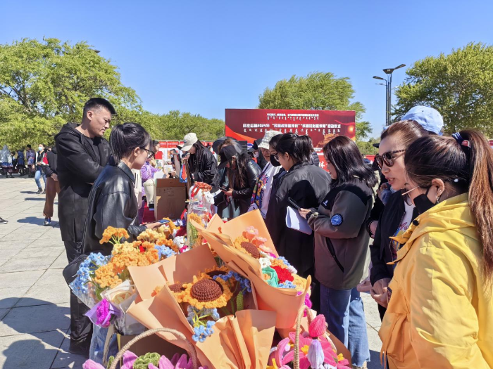 科左后旗供销社举办助农展销会1